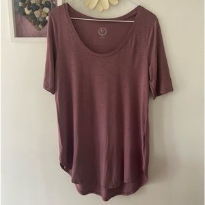 4/$15 Maurice’s Dark Pink 24/7 Short Sleeve Shirt